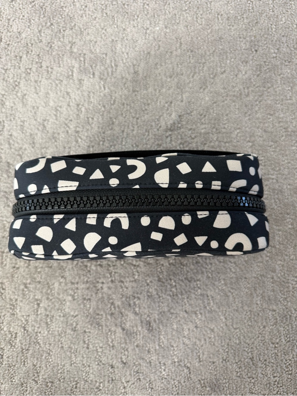 Dagne Dover Arlo Tech Pouch in the "Block Party" Geometric Print - Picture 2 of 11